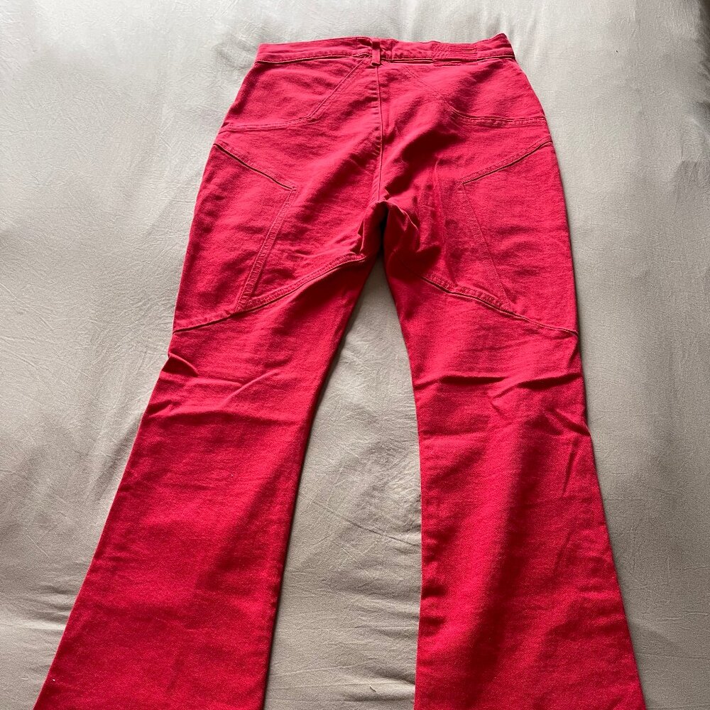 Revice Denim Venus Flares in Mars Bar - Picture 3 of 6